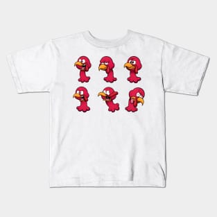 Turkey Faces Kids T-Shirt